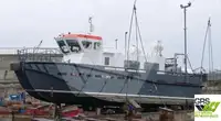 Tuulipuistoaluksen huoltoalus myynnissä