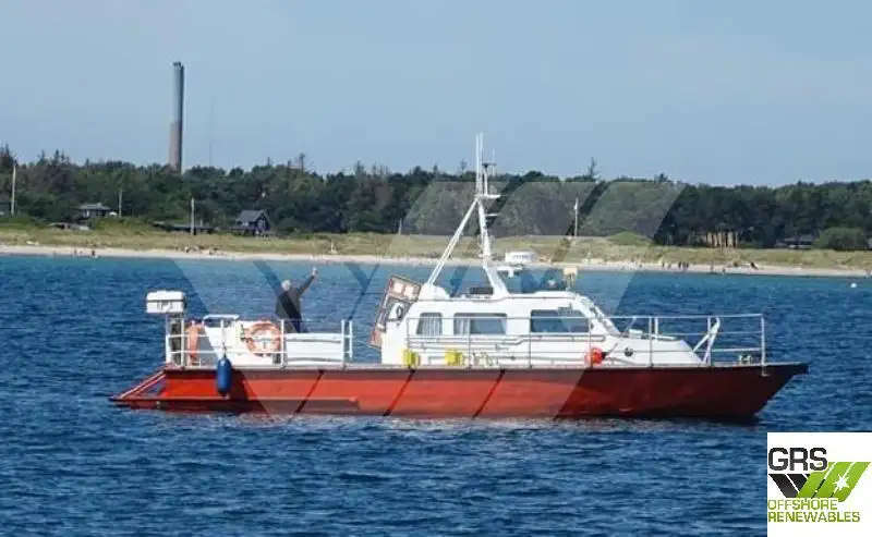 Tuulipuistoaluksen huoltoalus myynnissä