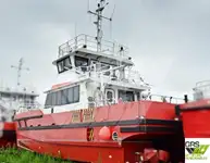 Tuulipuistoaluksen huoltoalus myynnissä