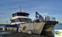 Tuulipuistoaluksen huoltoalus myynnissä
