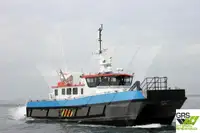 Tuulipuistoaluksen huoltoalus myynnissä