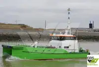 Tuulipuistoaluksen huoltoalus myynnissä