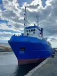 Konttilaiva myynnissä