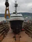 Konttilaiva myynnissä